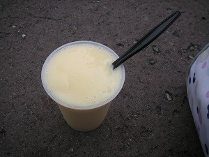 ヨーグルト風味のスムージー